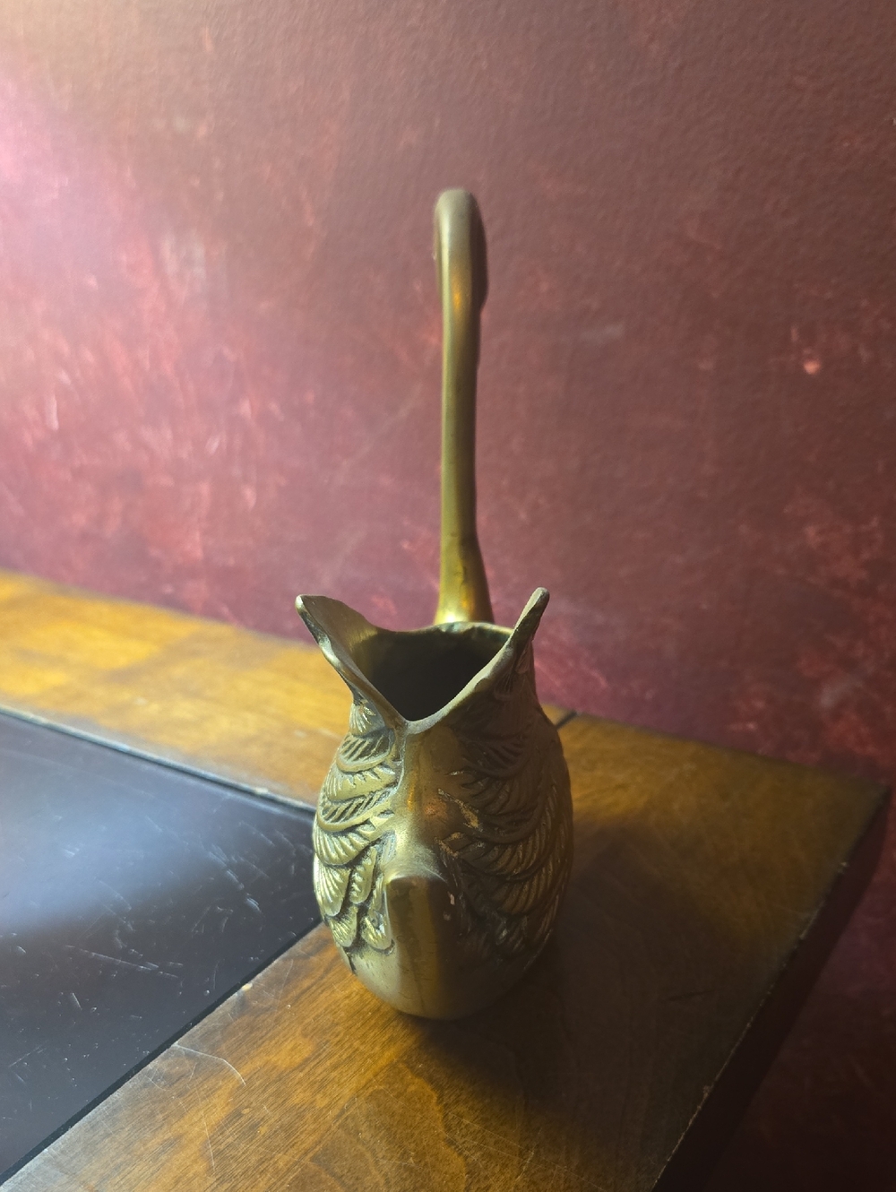 Vintage 1960s Brass Swan Planters - Set of Two - Picture 5 of 15